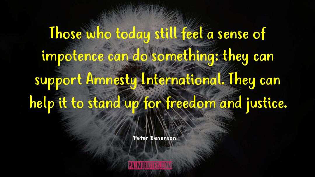 Freedom Definition quotes by Peter Benenson