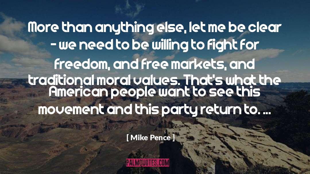 Freedom Fight quotes by Mike Pence