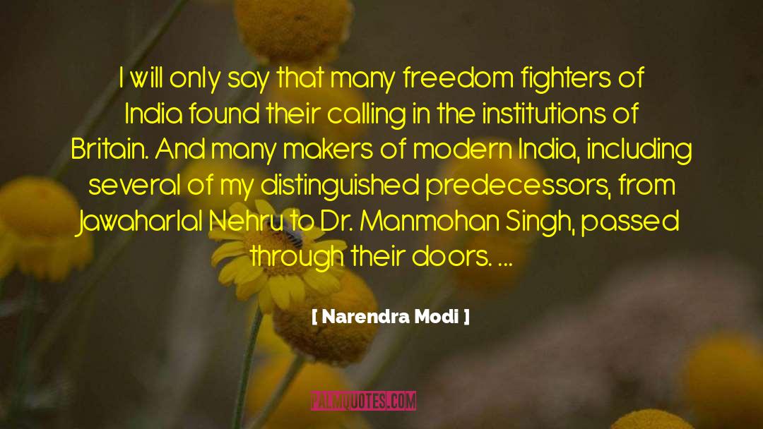 Freedom Fighters quotes by Narendra Modi
