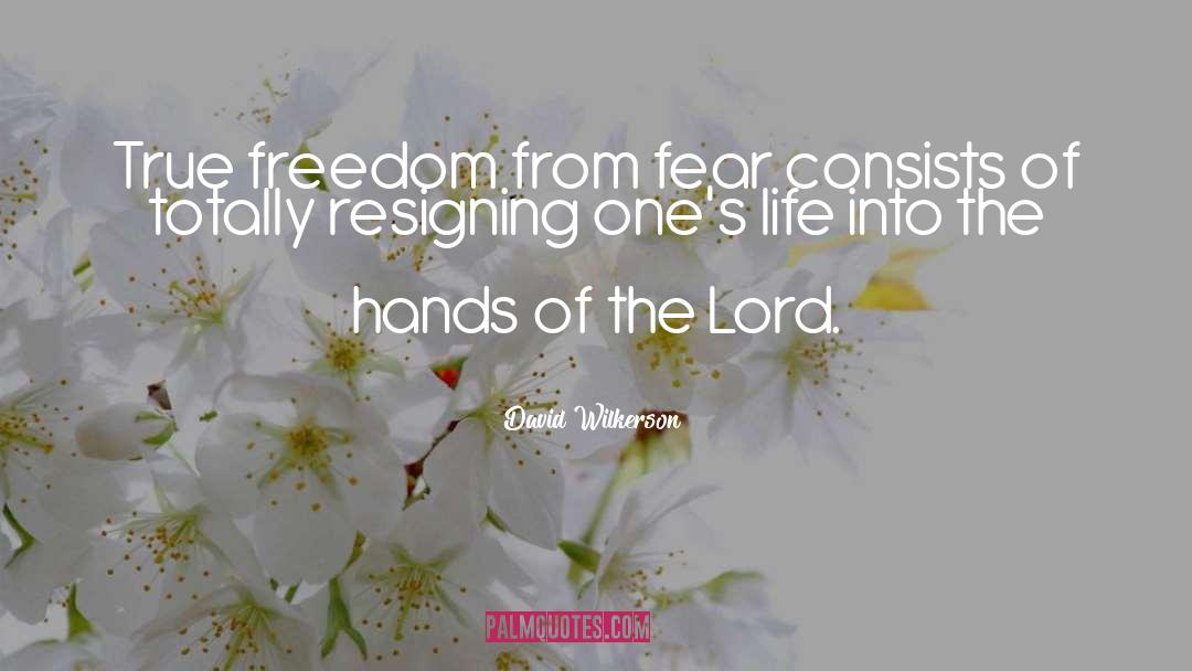 Freedom From Fear quotes by David Wilkerson