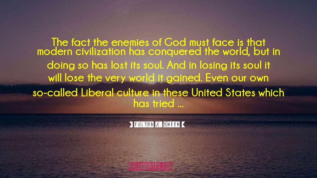 Freedom God quotes by Fulton J. Sheen