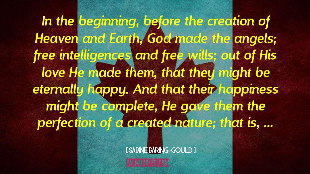 Freedom Happiness Paradise quotes by Sabine Baring-Gould