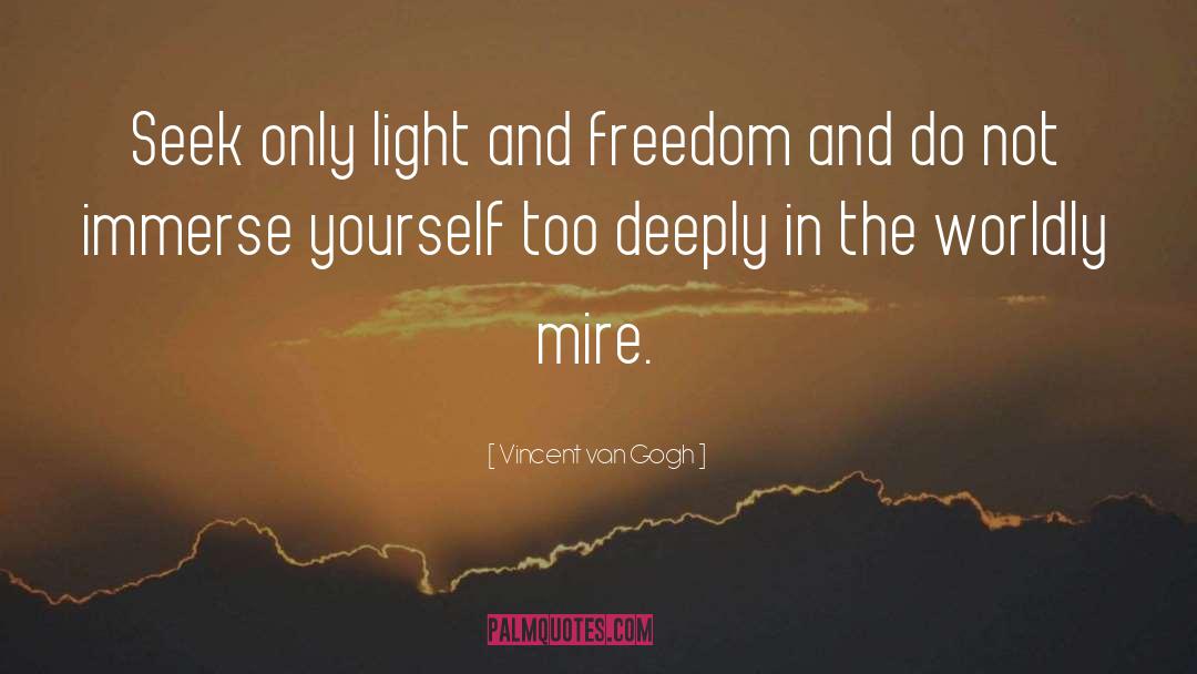 Freedom In Chains quotes by Vincent Van Gogh