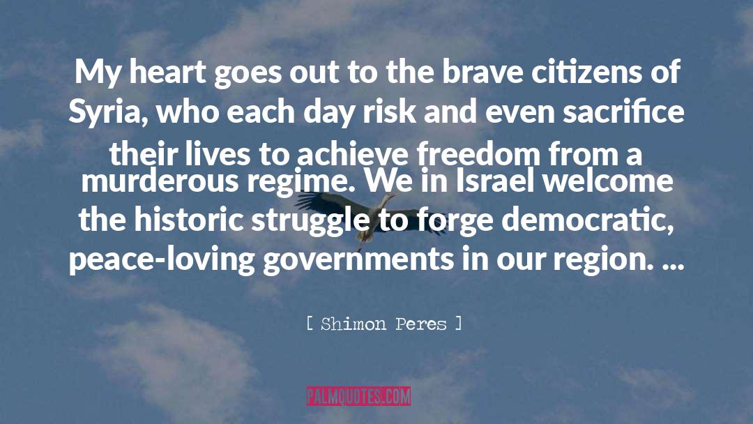Freedom Loving quotes by Shimon Peres