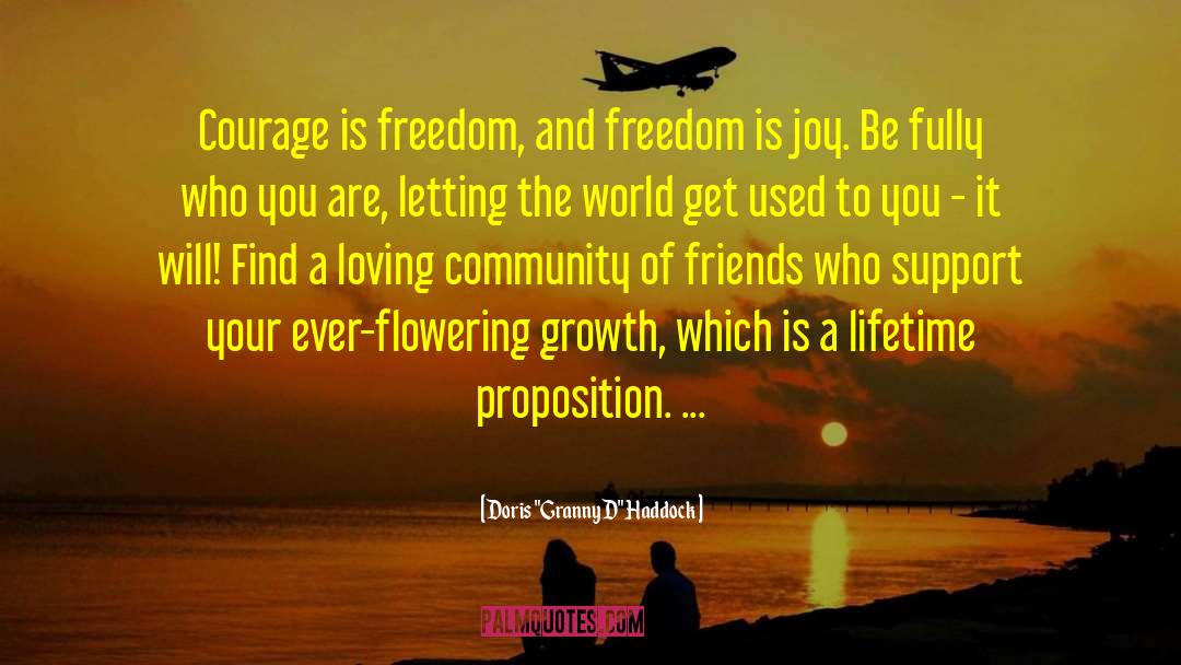 Freedom Loving quotes by Doris 