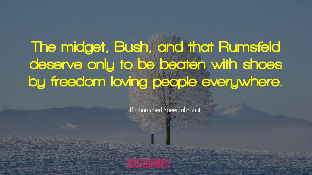 Freedom Loving quotes by Mohammed Saeed Al-Sahaf