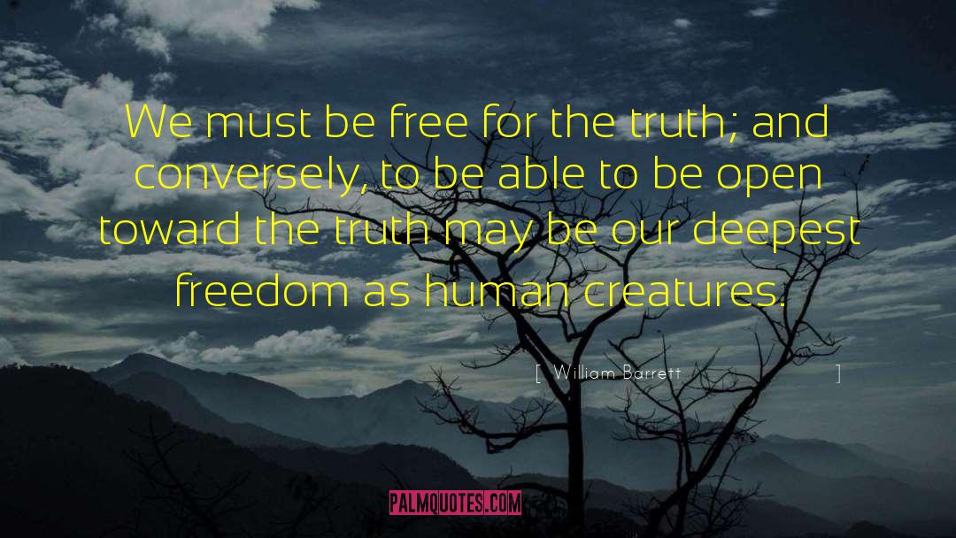 Freedom Matthews quotes by William Barrett