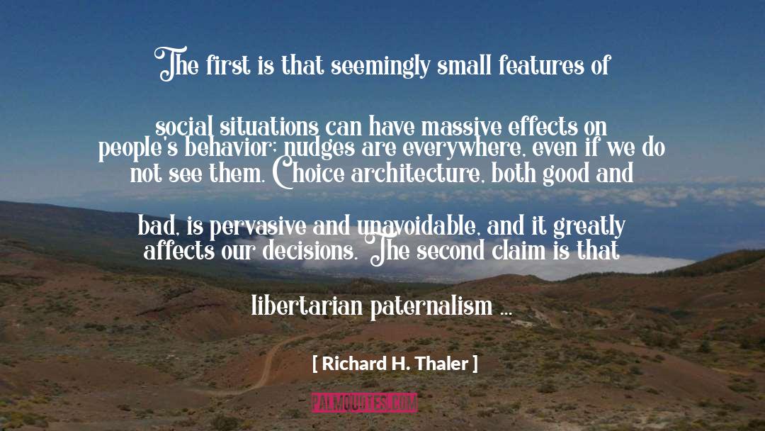 Freedom Of Choice quotes by Richard H. Thaler