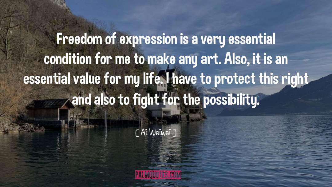 Freedom Of Expression quotes by Ai Weiwei