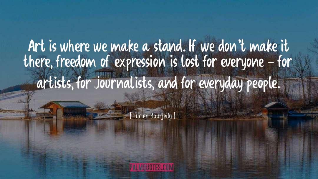 Freedom Of Expression quotes by Lucien Bourjeily
