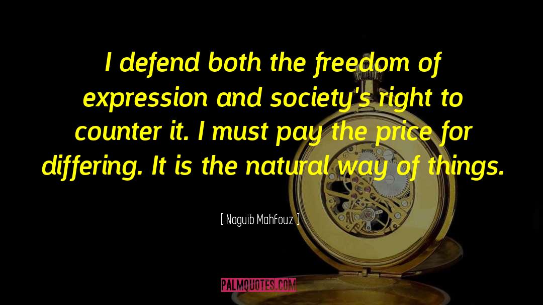 Freedom Of Expression quotes by Naguib Mahfouz