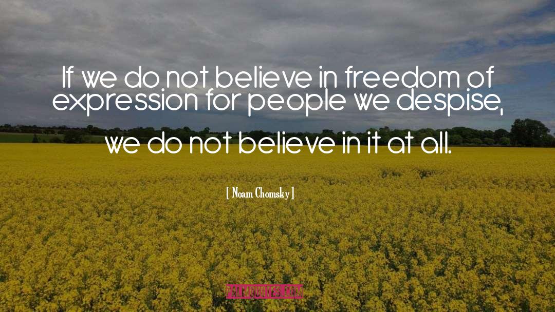 Freedom Of Expression quotes by Noam Chomsky