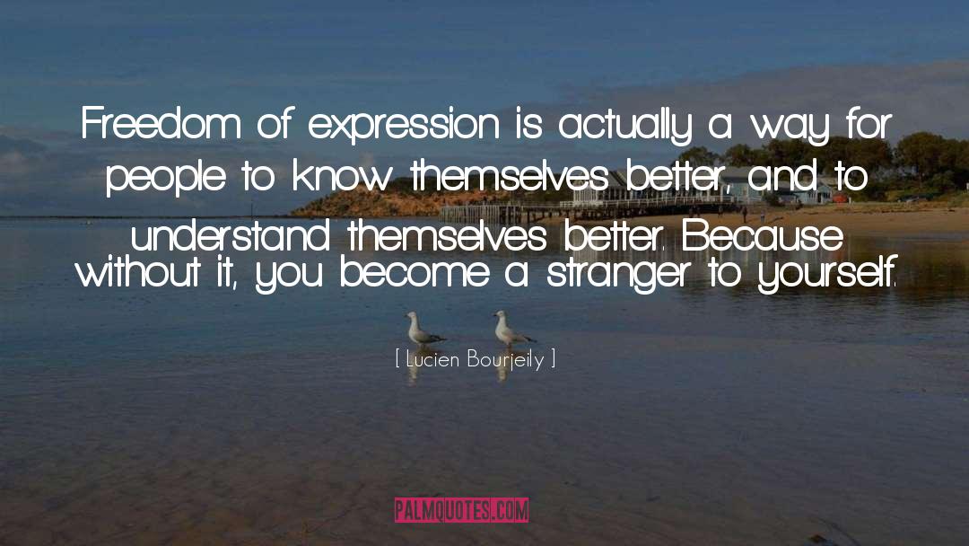 Freedom Of Expression quotes by Lucien Bourjeily