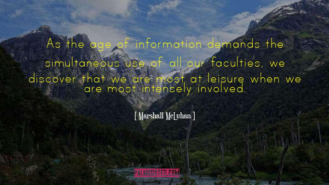 Freedom Of Information quotes by Marshall McLuhan