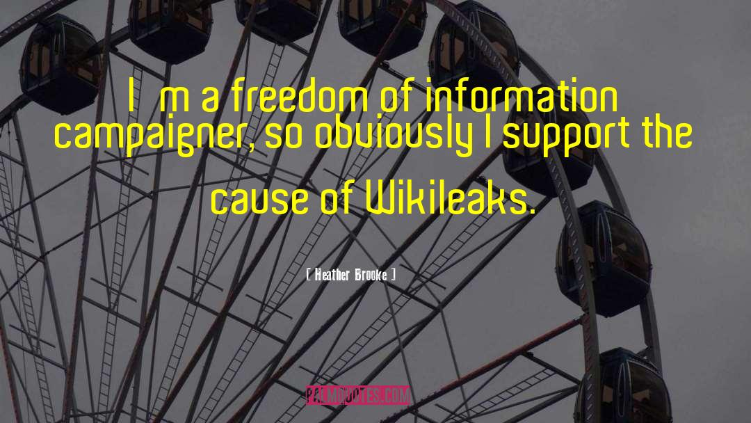 Freedom Of Information quotes by Heather Brooke