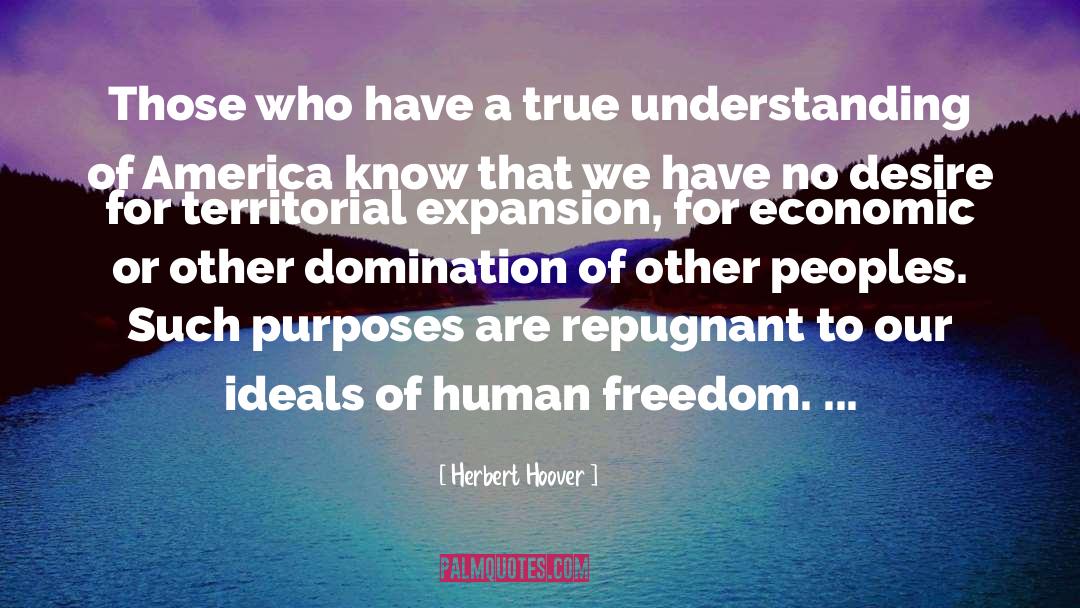 Freedom Of Money quotes by Herbert Hoover