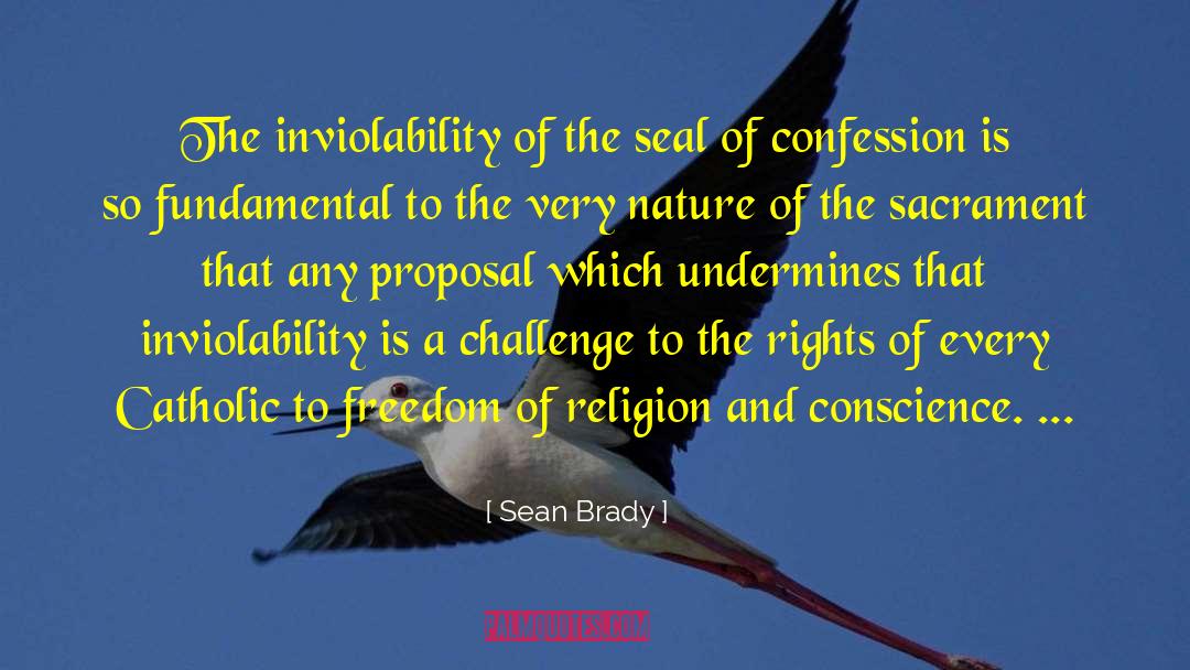 Freedom Of Religion quotes by Sean Brady