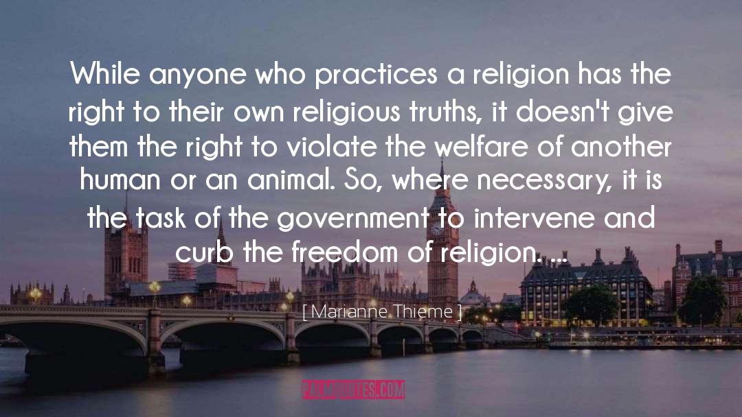 Freedom Of Religion quotes by Marianne Thieme