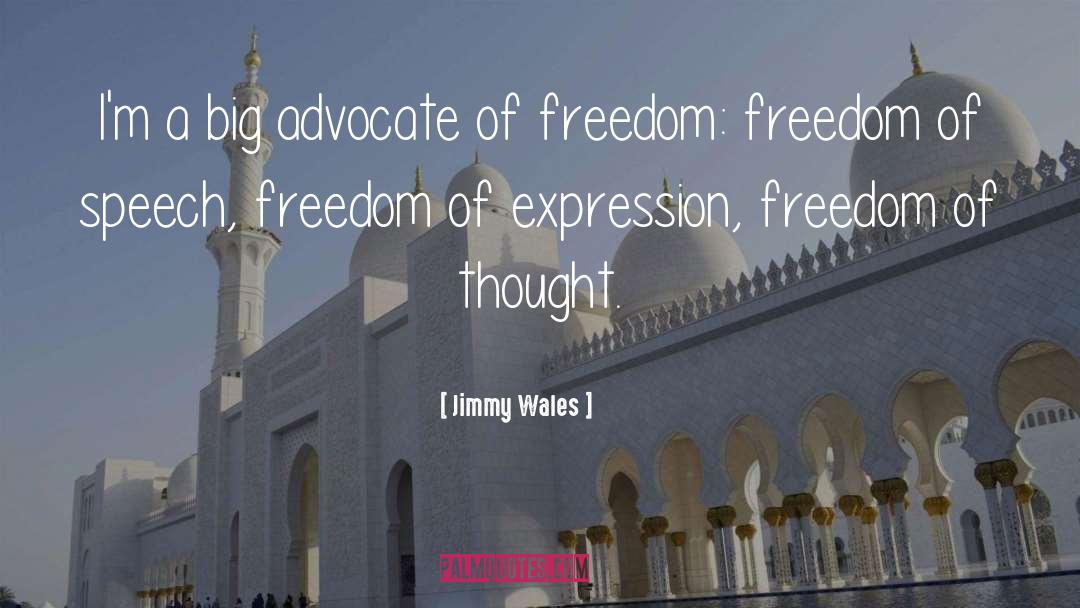 Freedom Of Speech And Expression quotes by Jimmy Wales