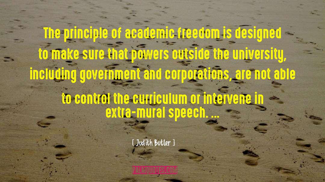 Freedom Of Speech Dissent quotes by Judith Butler