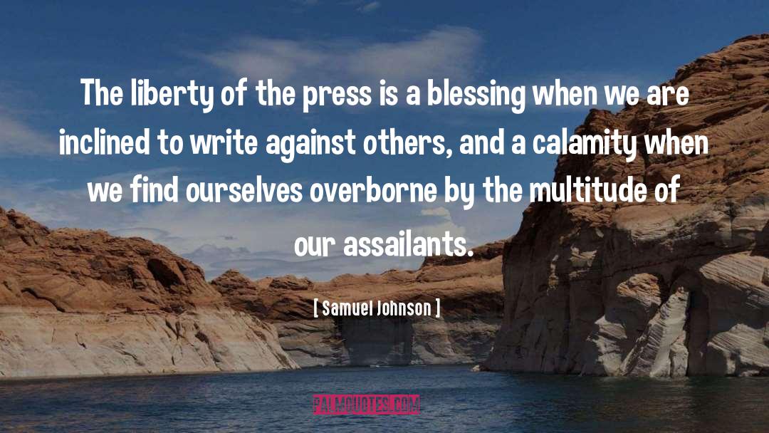 Freedom Of The Press quotes by Samuel Johnson