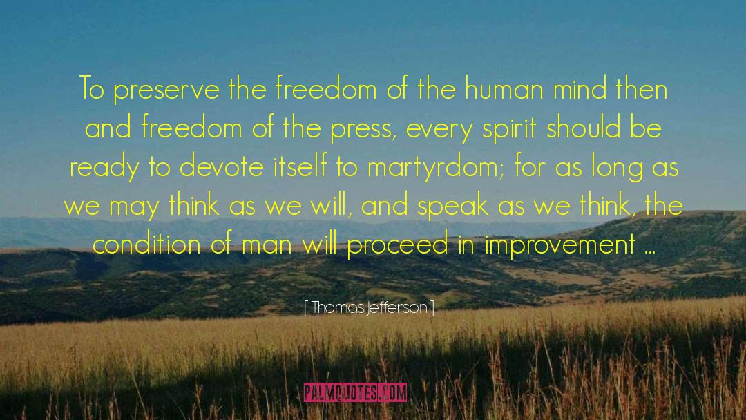 Freedom Of The Press quotes by Thomas Jefferson