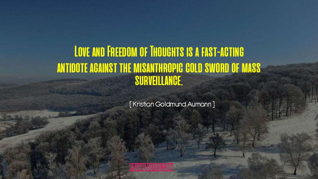 Freedom Of Thoughts quotes by Kristian Goldmund Aumann