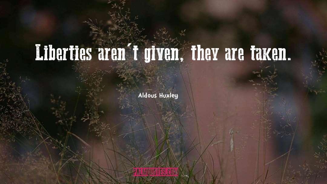 Freedom quotes by Aldous Huxley