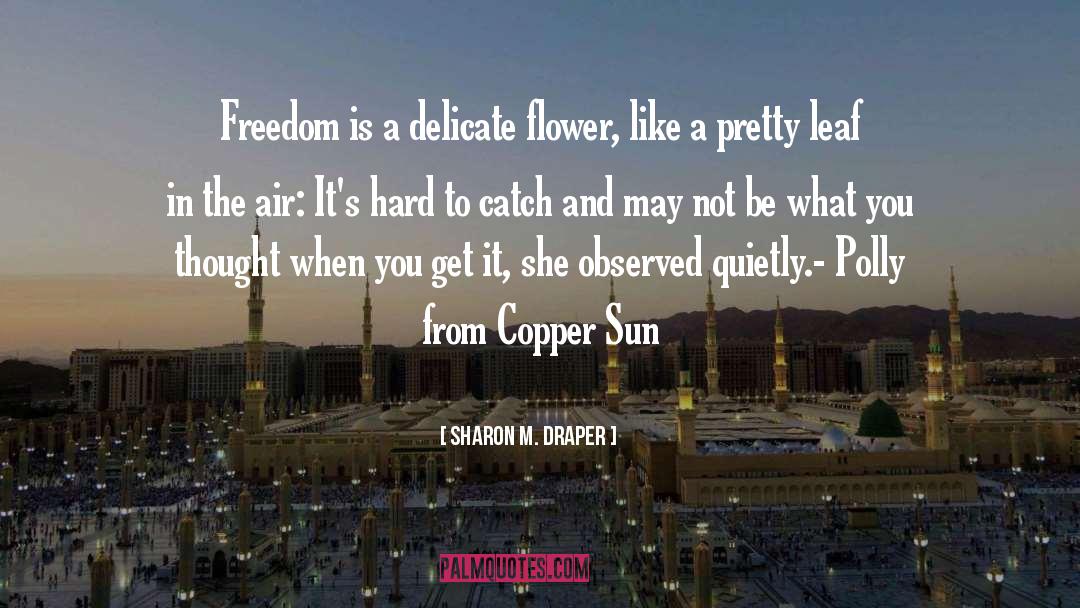 Freedom Slavery quotes by Sharon M. Draper