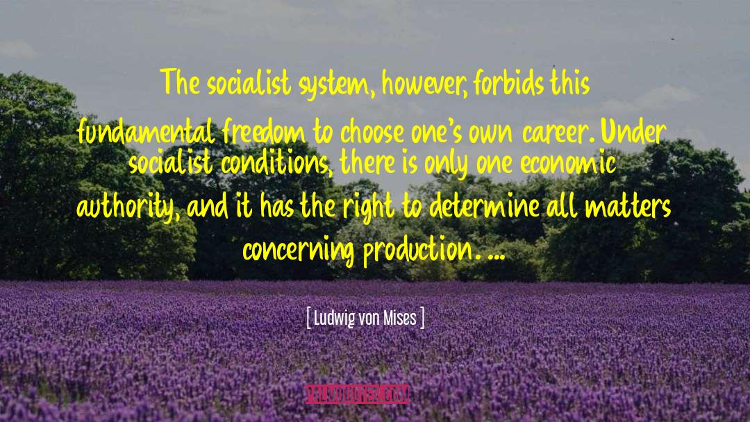 Freedom To Choose quotes by Ludwig Von Mises