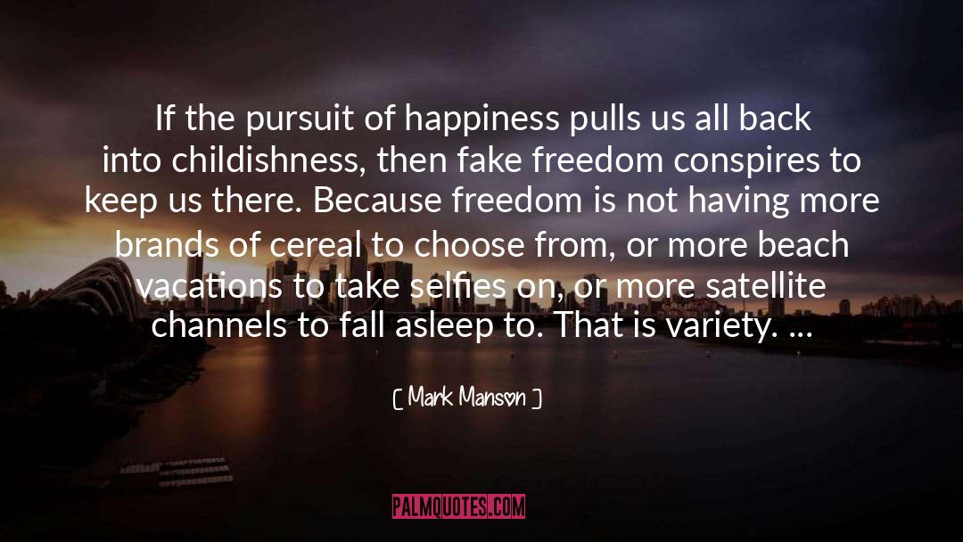 Freedom Trapped Lonely Reckless quotes by Mark Manson