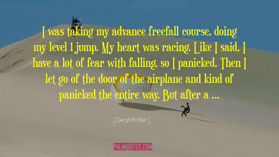 Freefall quotes by Dean Potter