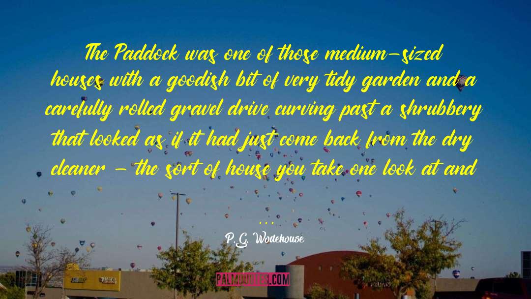 Freeing Yourself From The Past quotes by P.G. Wodehouse
