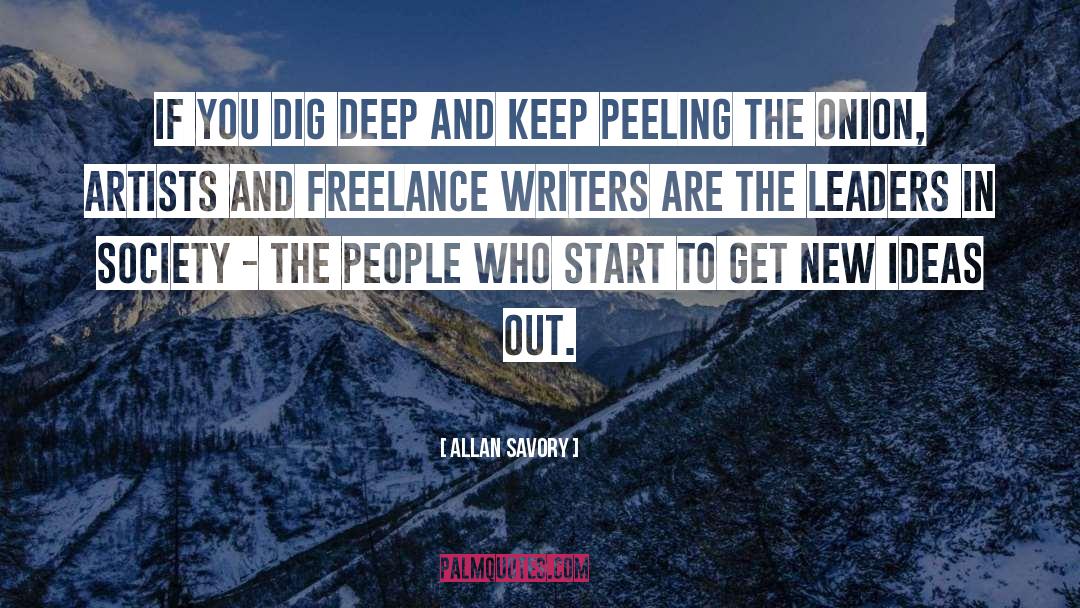 Freelance Bookkeeper quotes by Allan Savory