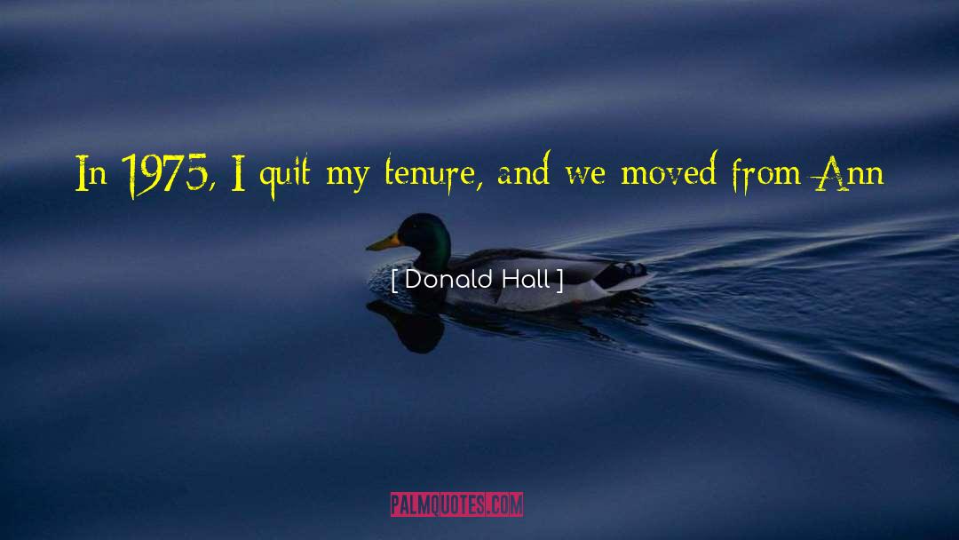 Freelance quotes by Donald Hall