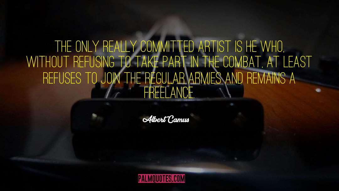 Freelance quotes by Albert Camus