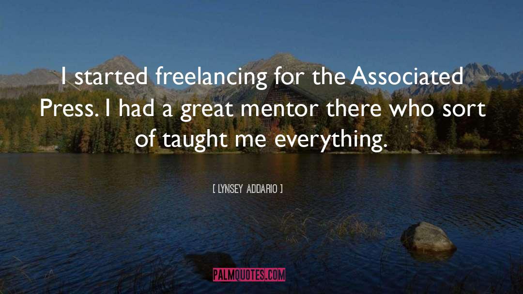 Freelancing quotes by Lynsey Addario