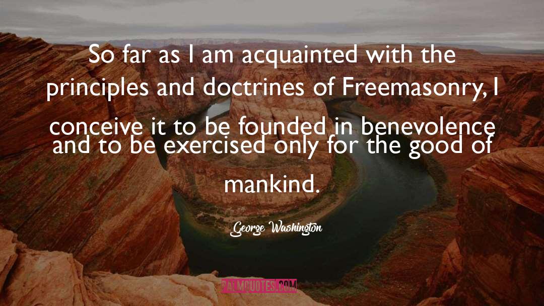 Freemasonry quotes by George Washington