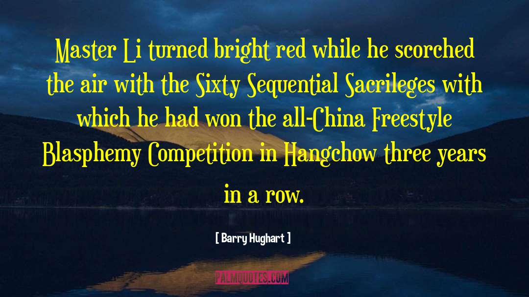 Freestyle quotes by Barry Hughart