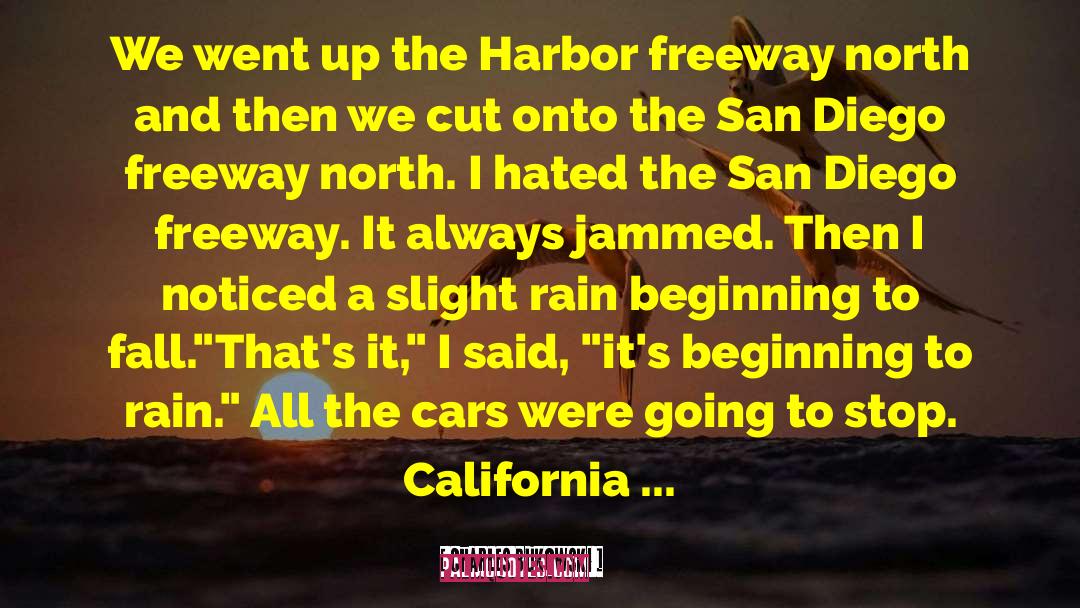 Freeway quotes by Charles Bukowski