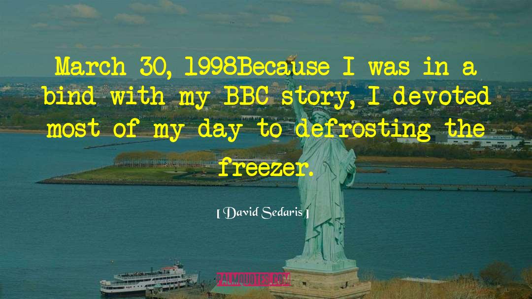 Freezer quotes by David Sedaris