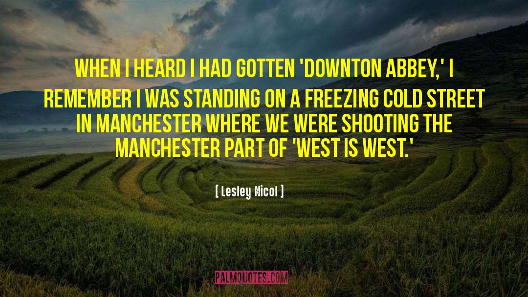 Freezing Cold quotes by Lesley Nicol