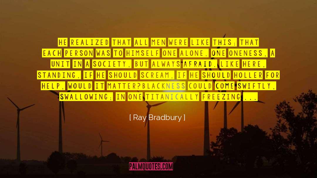Freezing quotes by Ray Bradbury