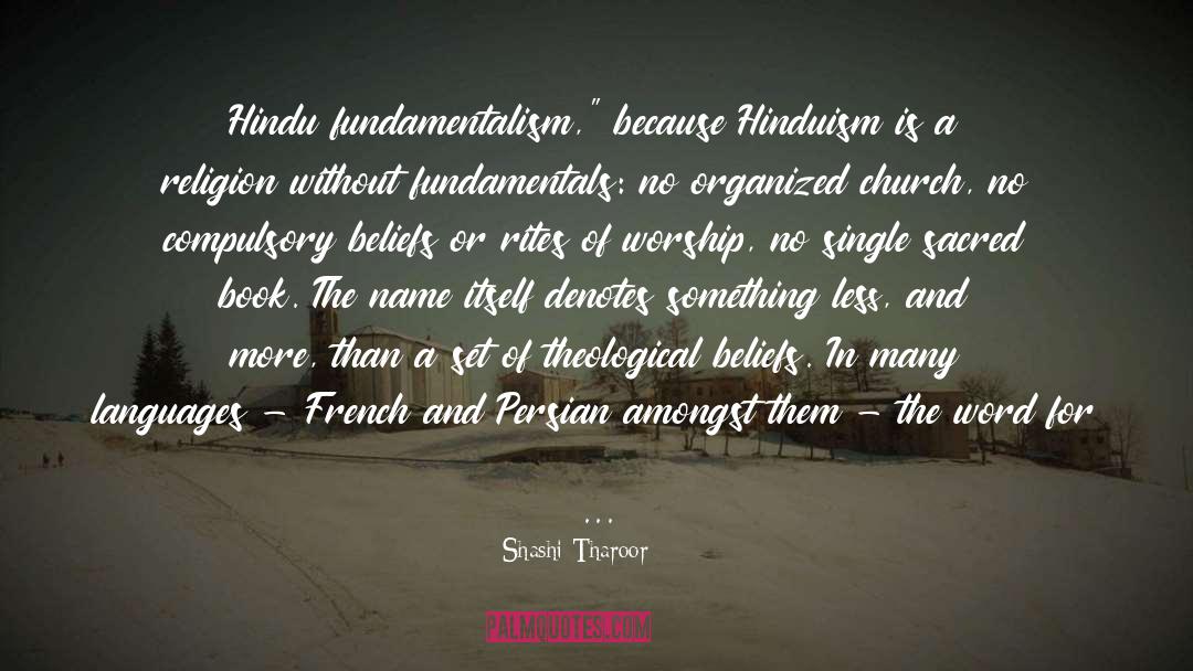 French And Indian War quotes by Shashi Tharoor