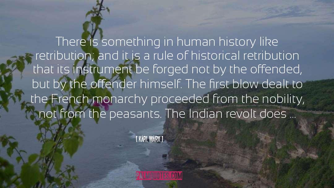 French And Indian War quotes by Karl Marx