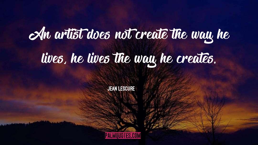 French Art quotes by Jean Lescure