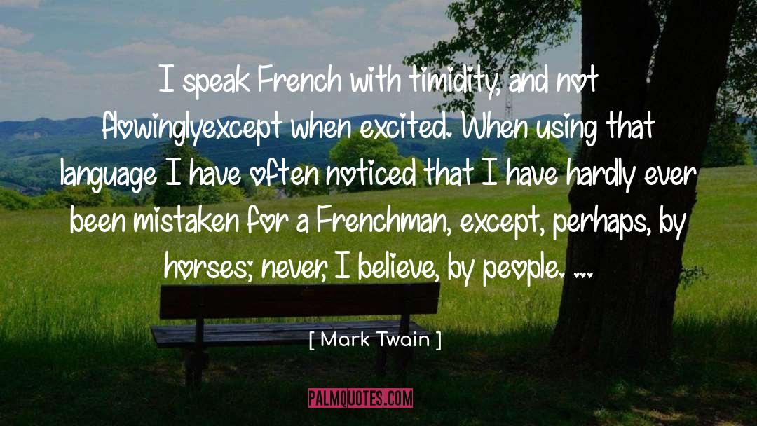 French Author quotes by Mark Twain