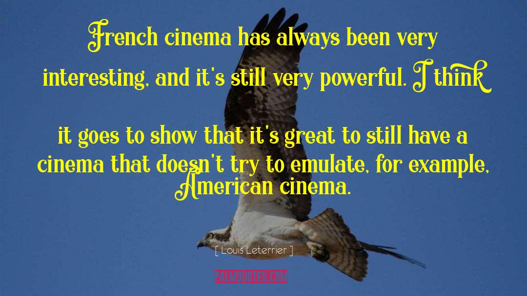 French Cinema quotes by Louis Leterrier