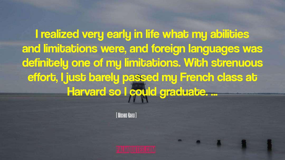 French Class quotes by Michio Kaku