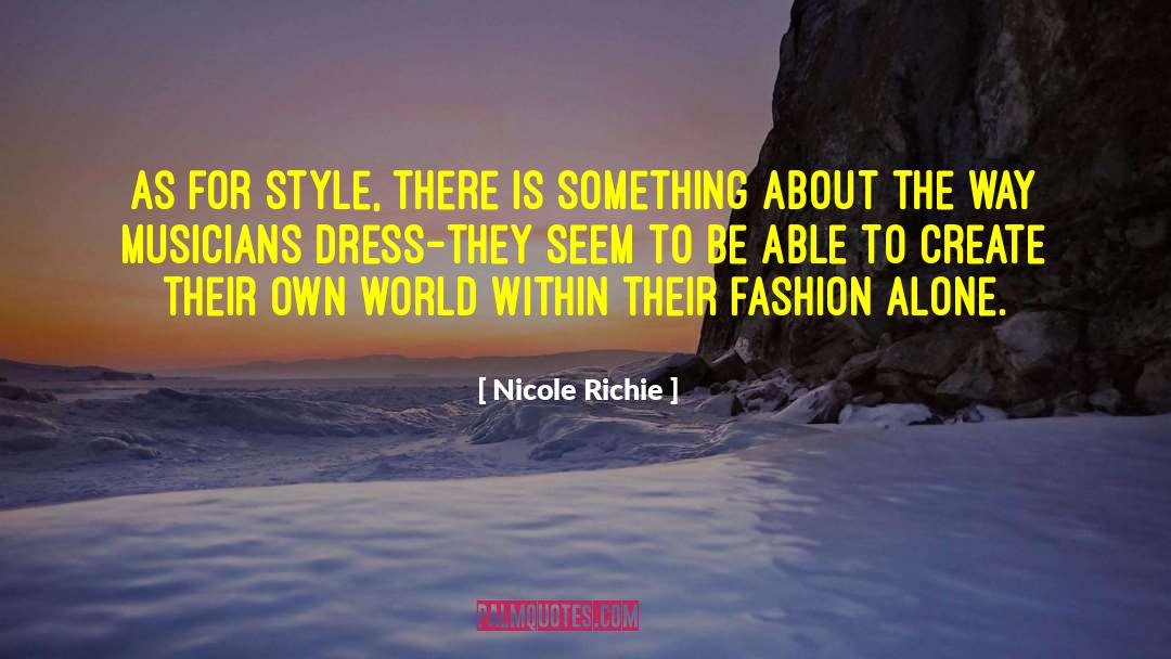 French Fashion quotes by Nicole Richie